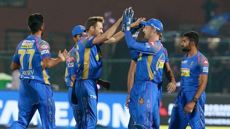 Image result for IPL 2018, RR vs DD Ben Laughlin